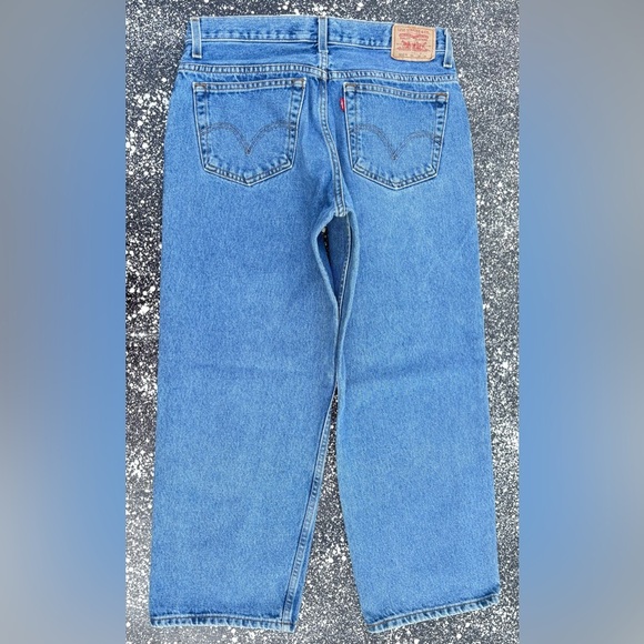 Levi’s Relaxed Fit 501 Jeans 16 Husky 34x28 - Picture 1 of 4